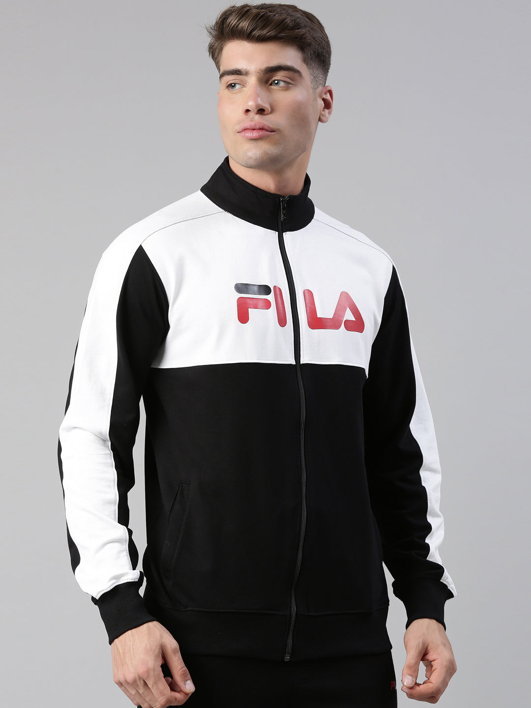 Fila Blue Junaid Jkt Men's Cut and Sew Track Jacket