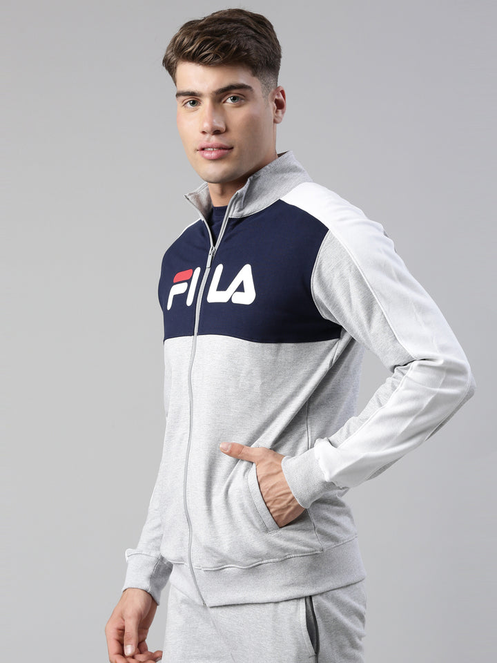 Fila Blue Junaid Jkt Men's Cut and Sew Track Jacket
