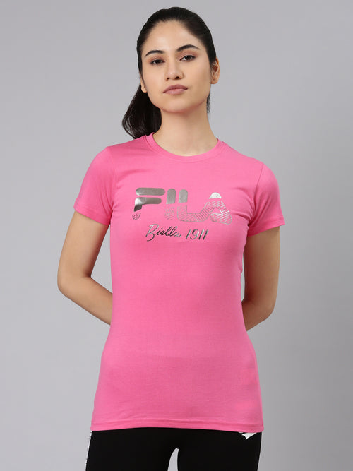 Fila Blue Saurabhi Women's Graphic T-Shirt