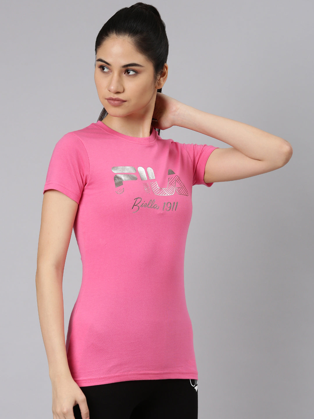 Fila Blue Saurabhi Women's Graphic T-Shirt