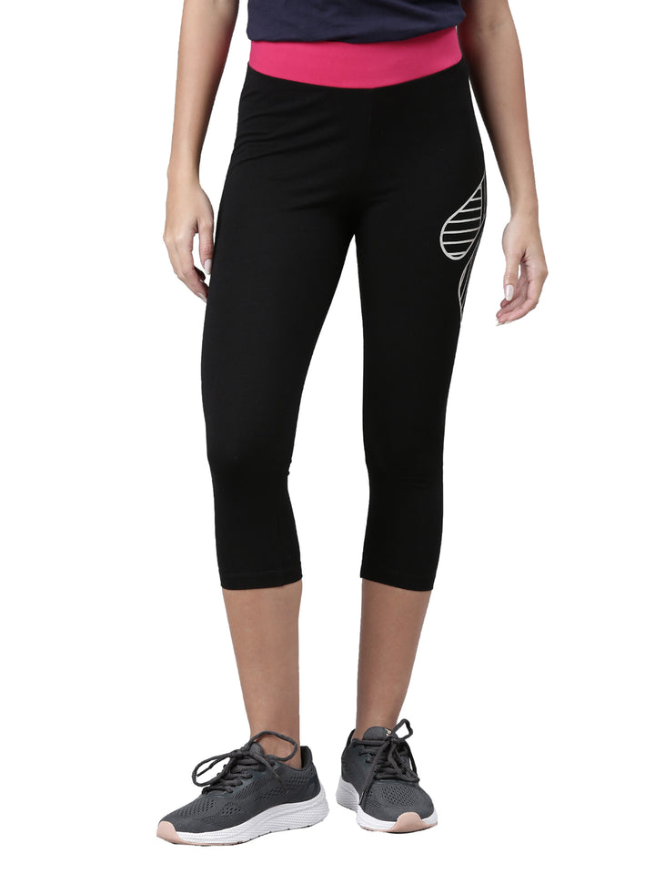 Fila Black Karishma Women's 3/4th Tights