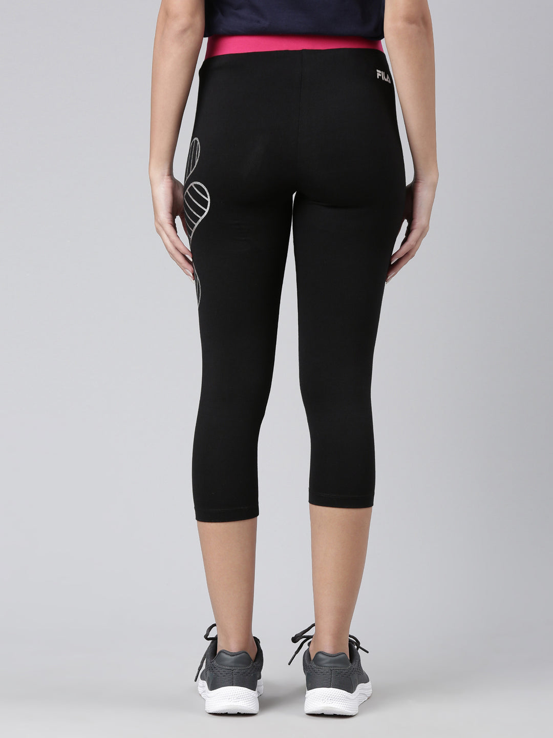 Fila Black Karishma Women's 3/4th Tights