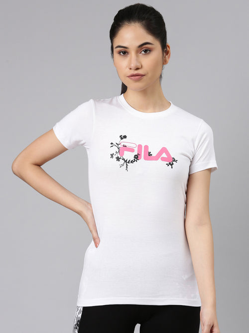Fila Blue Anmol Women's Graphic T-Shirt
