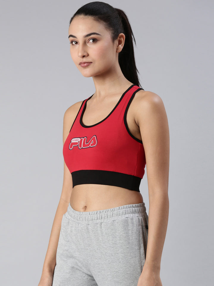 Fila Black Osheen Women's Sports Bra