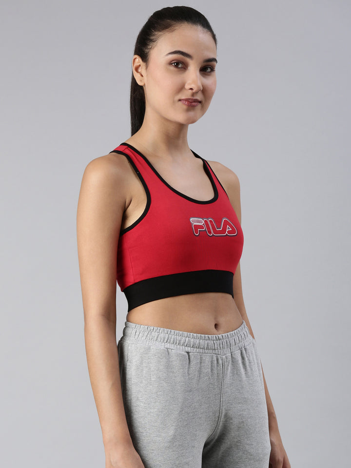 Fila Black Osheen Women's Sports Bra