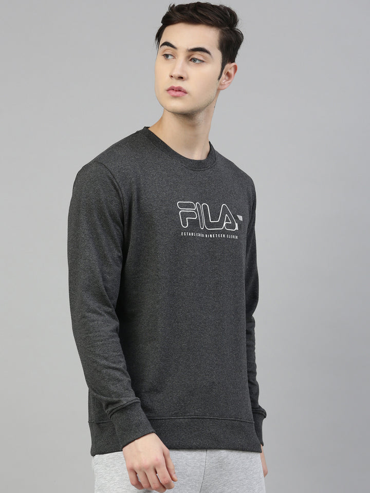 Fila Black Keith Men's Crew Sweatshirt