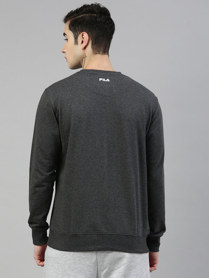 Fila Black Keith Men's Crew Sweatshirt