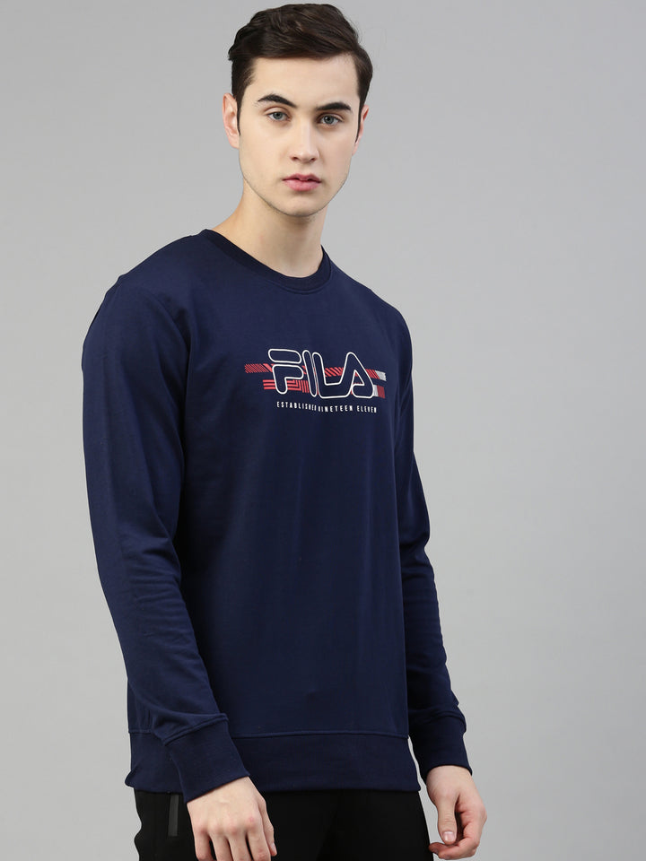 Fila Black Keith Men's Crew Sweatshirt