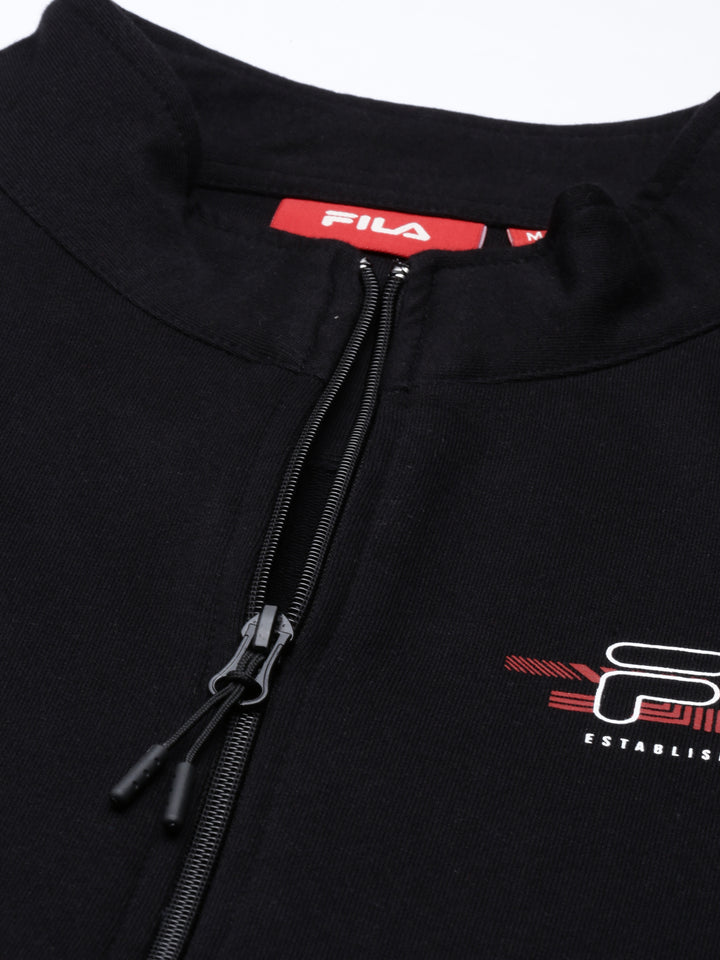 Fila Black Kasper Men's Sweat Jacket