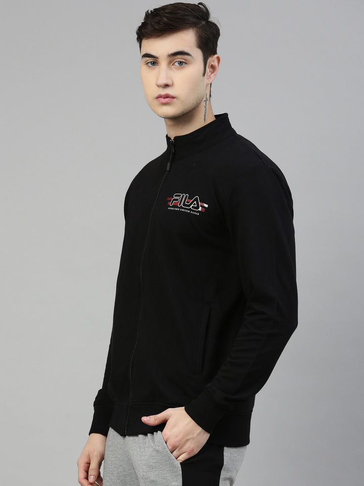 Fila Black Kasper Men's Sweat Jacket