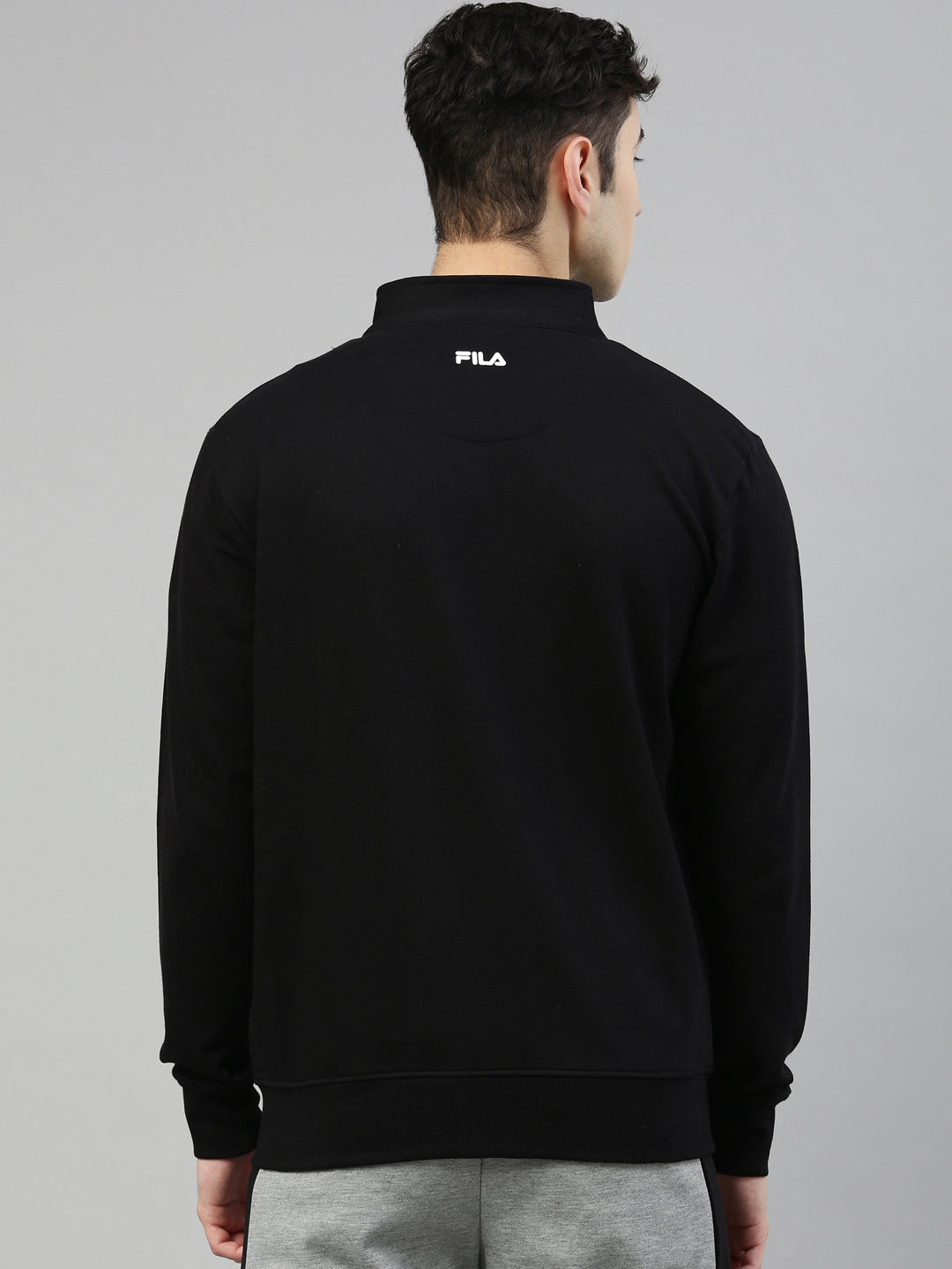 Fila Black Kasper Men's Sweat Jacket
