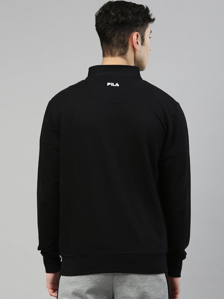 Fila Black Kasper Men's Sweat Jacket