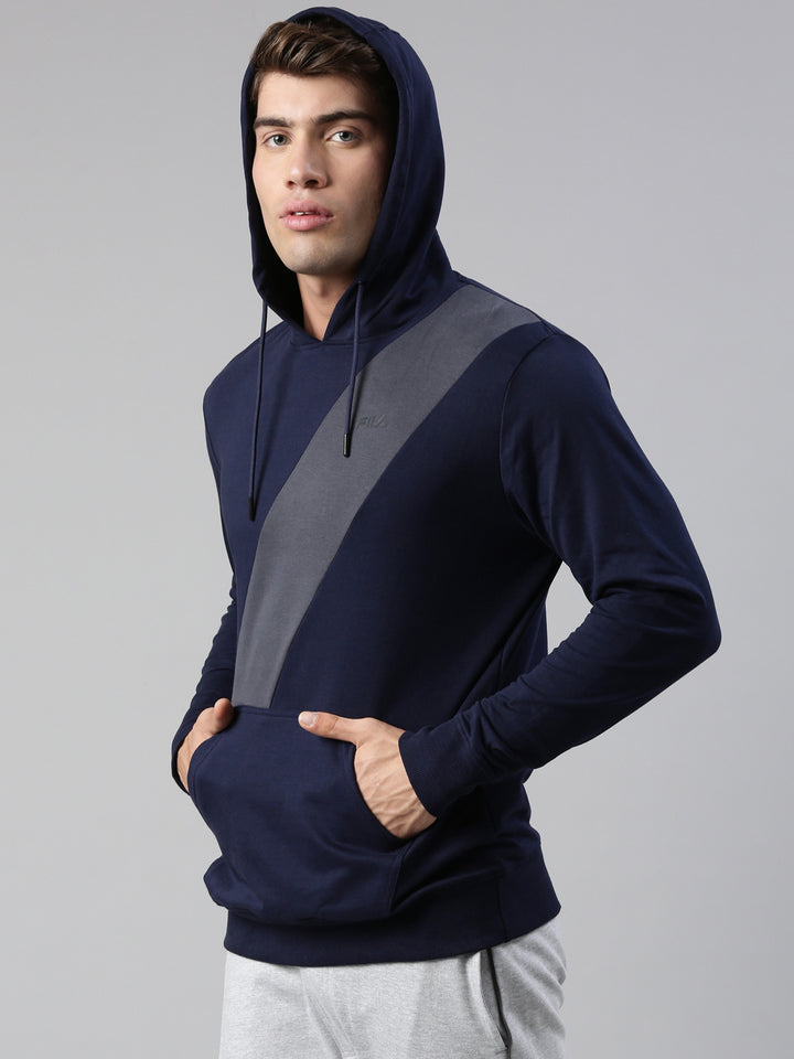 Fila Grey Aron Men's Hodded Sweat Shirt