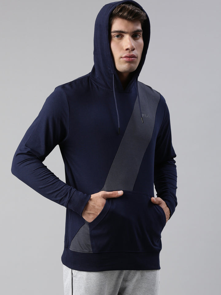 Fila Grey Aron Men's Hodded Sweat Shirt
