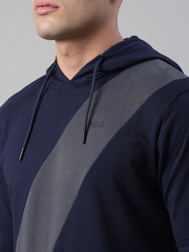 Fila Grey Aron Men's Hodded Sweat Shirt