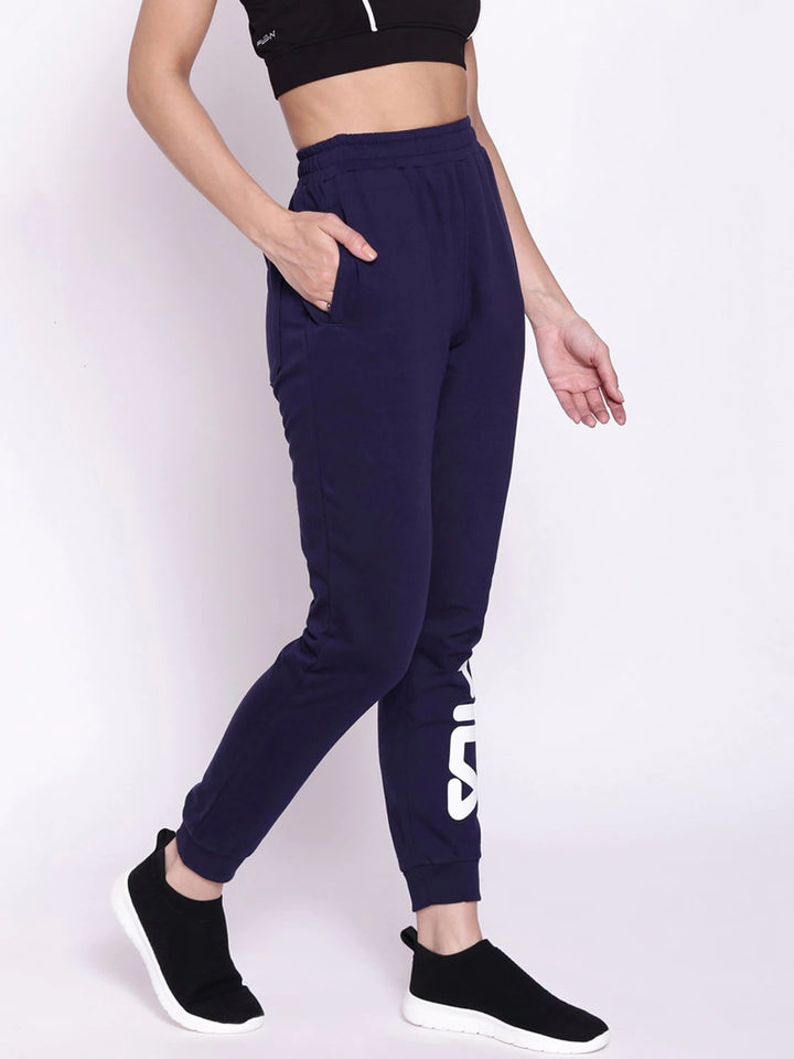 Fila White Acanthus Women's Ribbed Jogger