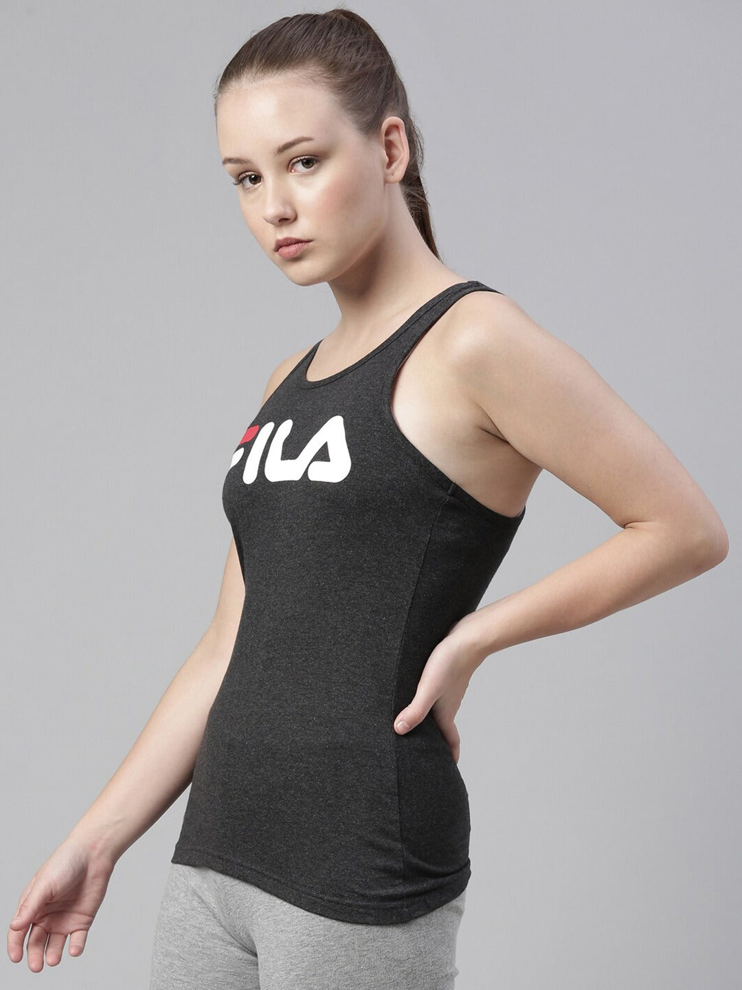 Fila Peacoat Daisy Women's Logo Tank Top