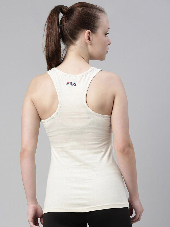 Fila Black Daisy Women's Logo Tank Top