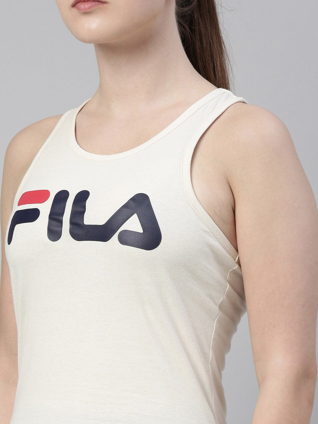 Fila Black Daisy Women's Logo Tank Top