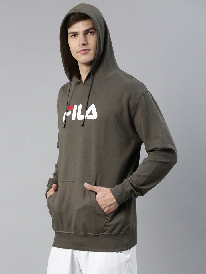 Fila Black Hornbill Men's Hoodie