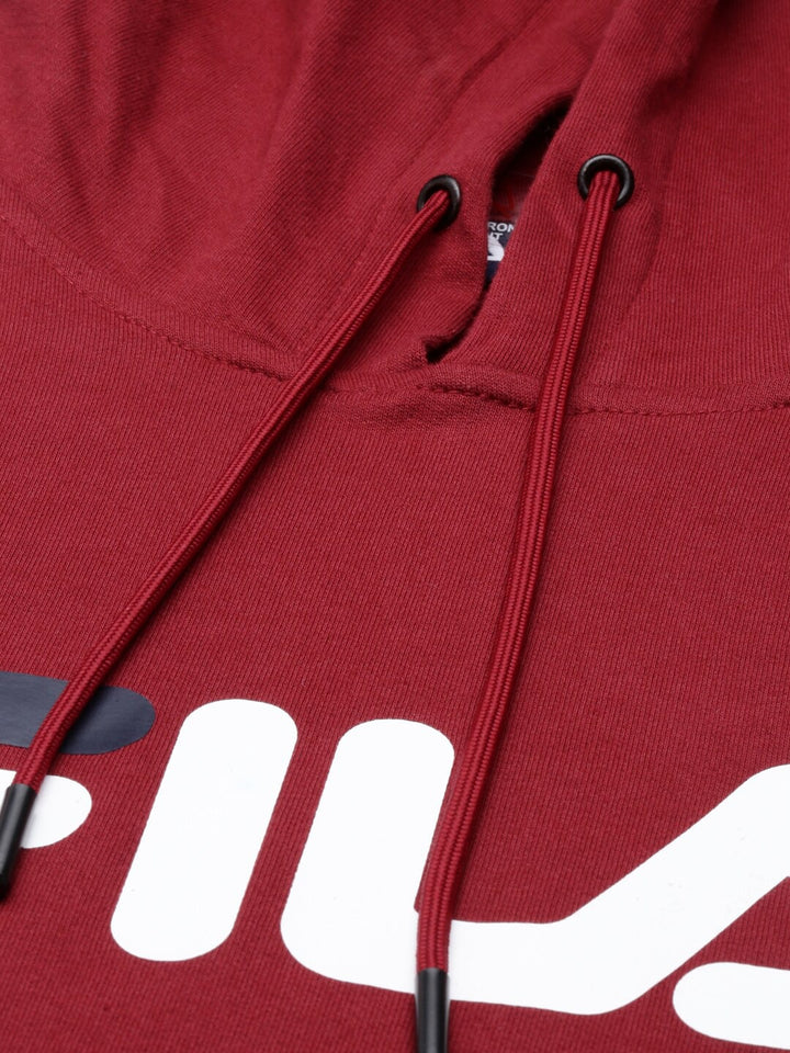 Fila Black Hornbill Men's Logo Hoodie