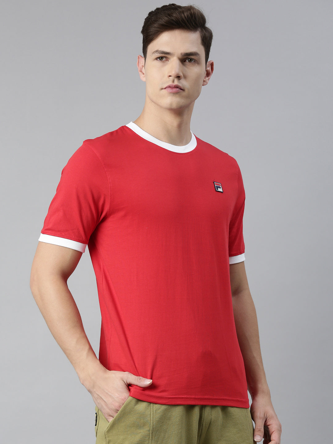 Fila White Marconi Men's Basic T-Shirt