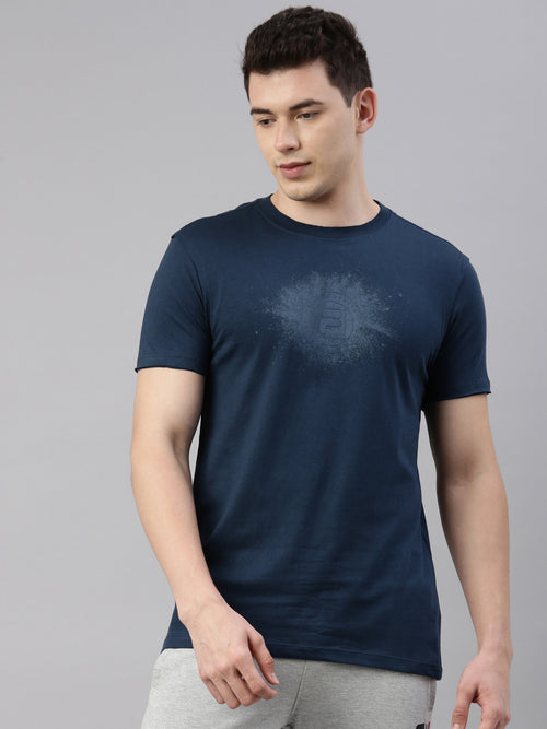 Fila Grey Brig Men's Graphic T-Shirts