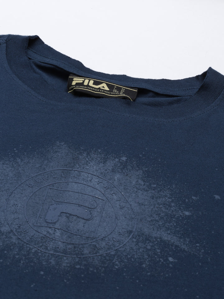 Fila Grey Brig Men's Graphic T-Shirts