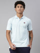 Fila White Custom Men's Solid Polo