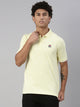 Fila White Custom Men's Solid Polo