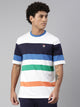 Fila White Slitter Men's Striper T-Shirt