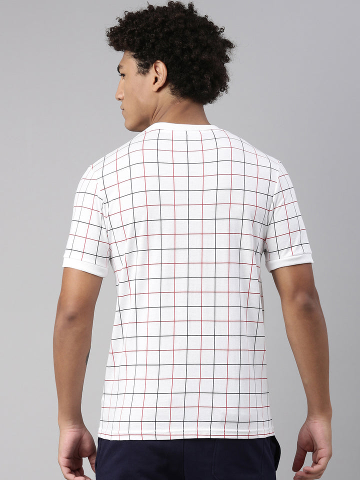 Fila White Casbian Men's Graphic T-Shirt