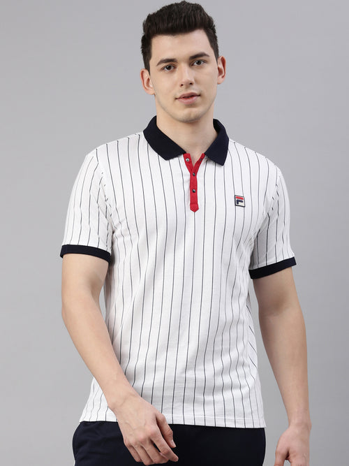 Fila Black BB1 Men's Stripe Polo