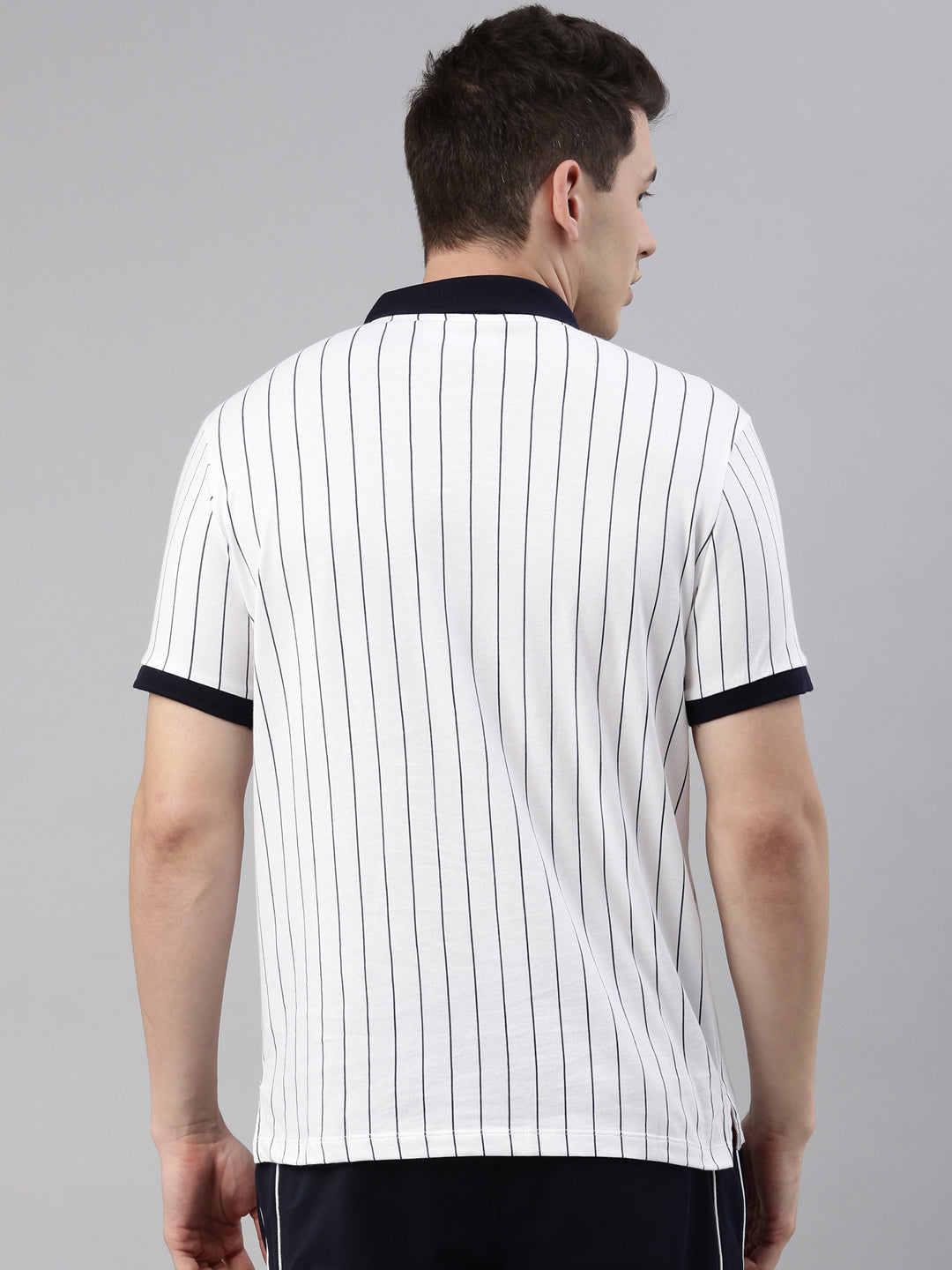 Fila Black BB1 Men's Stripe Polo