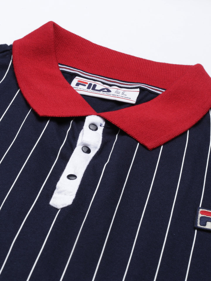 Fila Black BB1 Men's Stripe Polo