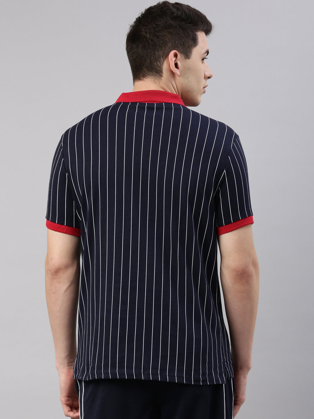 Fila Black BB1 Men's Stripe Polo