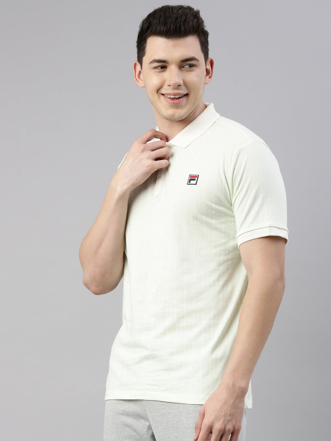 Fila Black BB1 Men's Stripe Polo