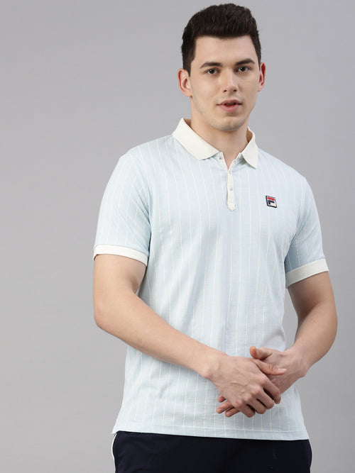 Fila Black BB1 Men's Stripe Polo