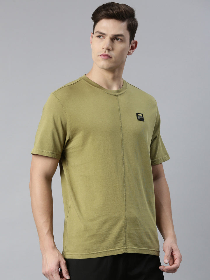 Fila White Sergio Men's Cut and Sew T-Shirt