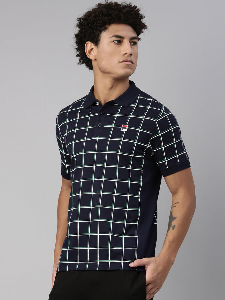 Fila White Spin Men's All Over Print Polo
