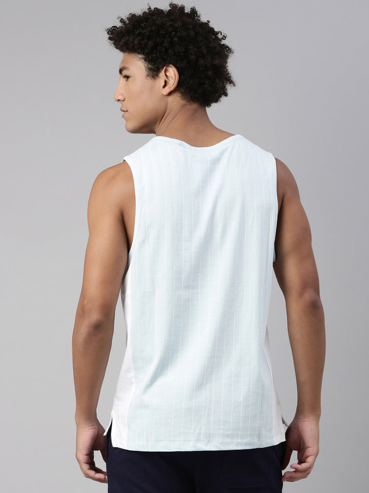 Fila White Flatline Men's Tank Top