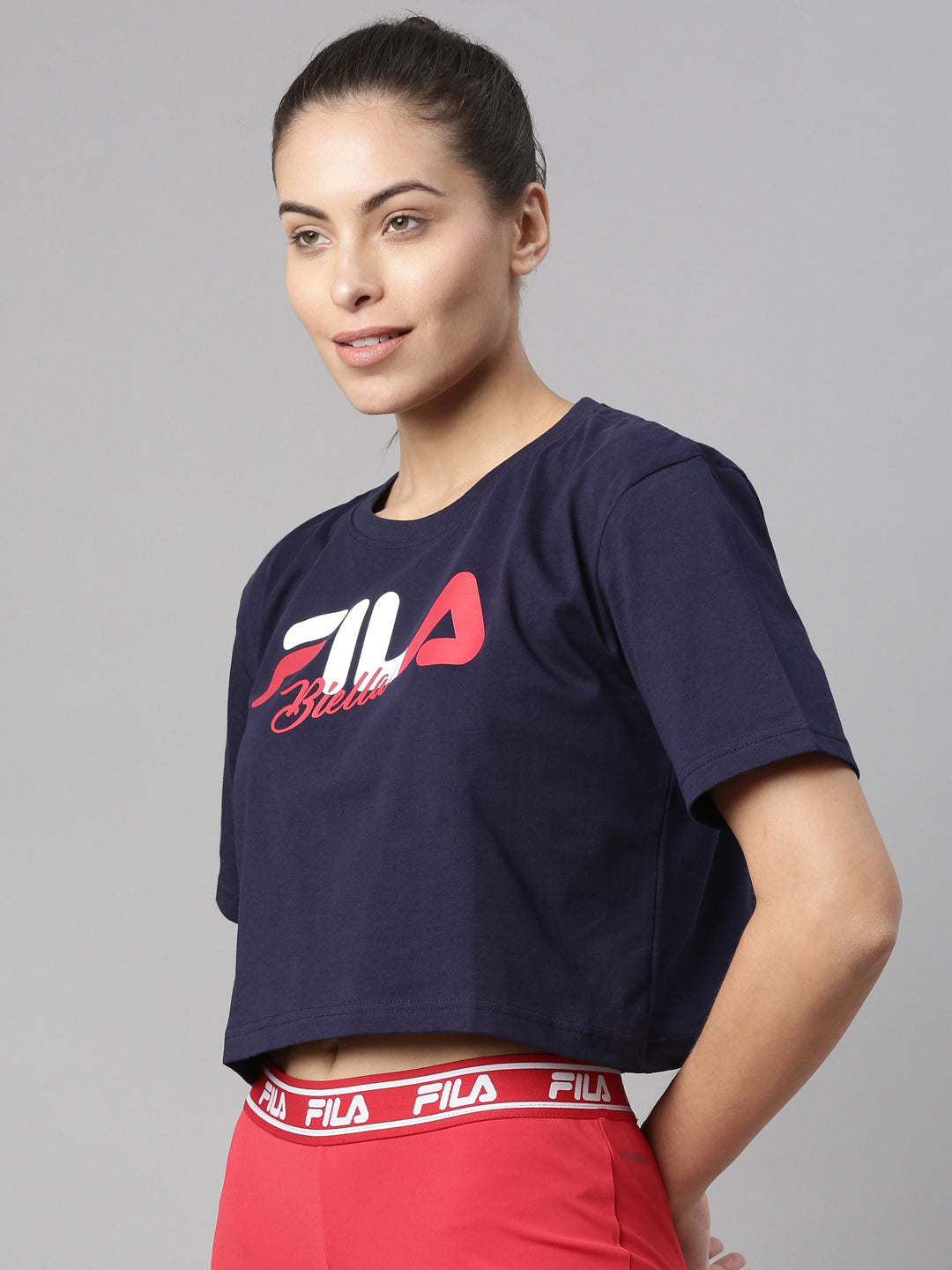 Fila White Rubiro Women's Boxy T-Shirt