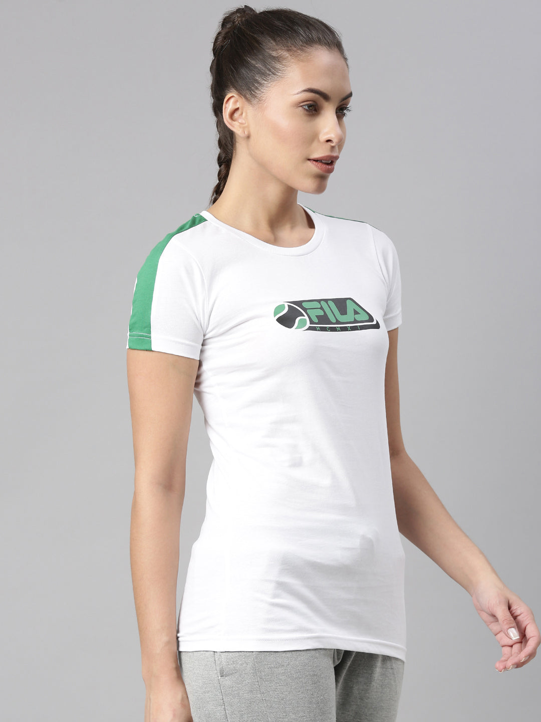 Fila Grey Lacew Women's Graphic T-Shirt