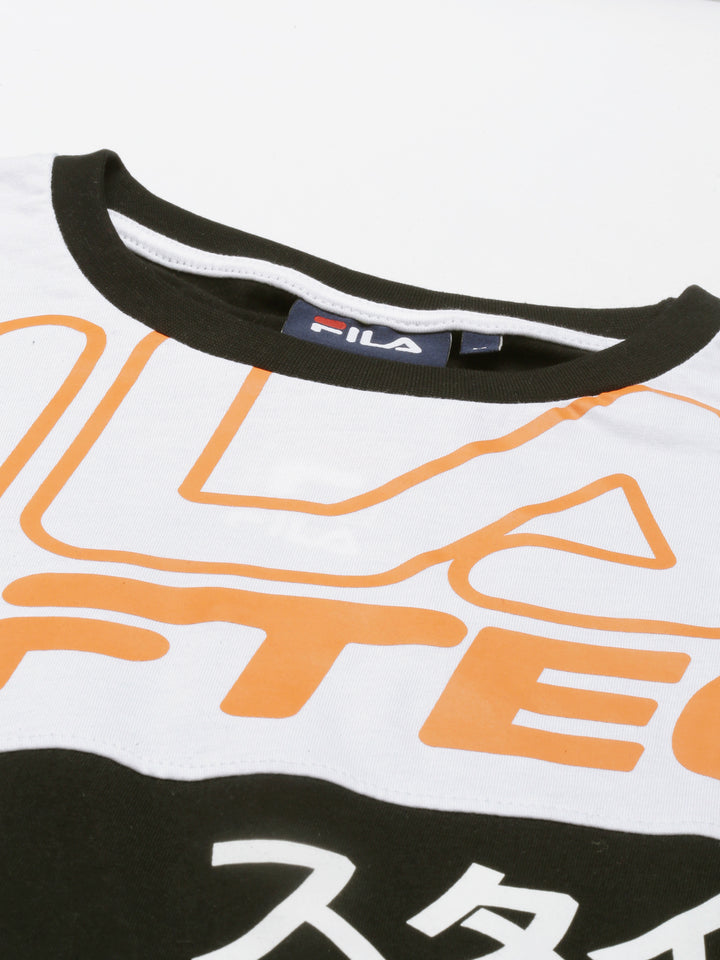 Fila Red Mattes Men's Cut and Sew T-Shirts