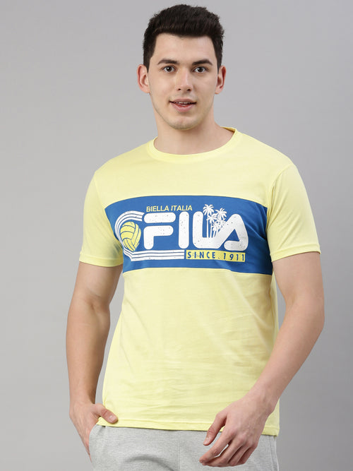 Fila Red Creto Men's Cut and Sew T-Shirts