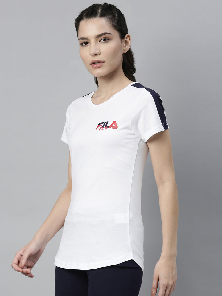 Fila Grey Rocess Women's Logo T-Shirts