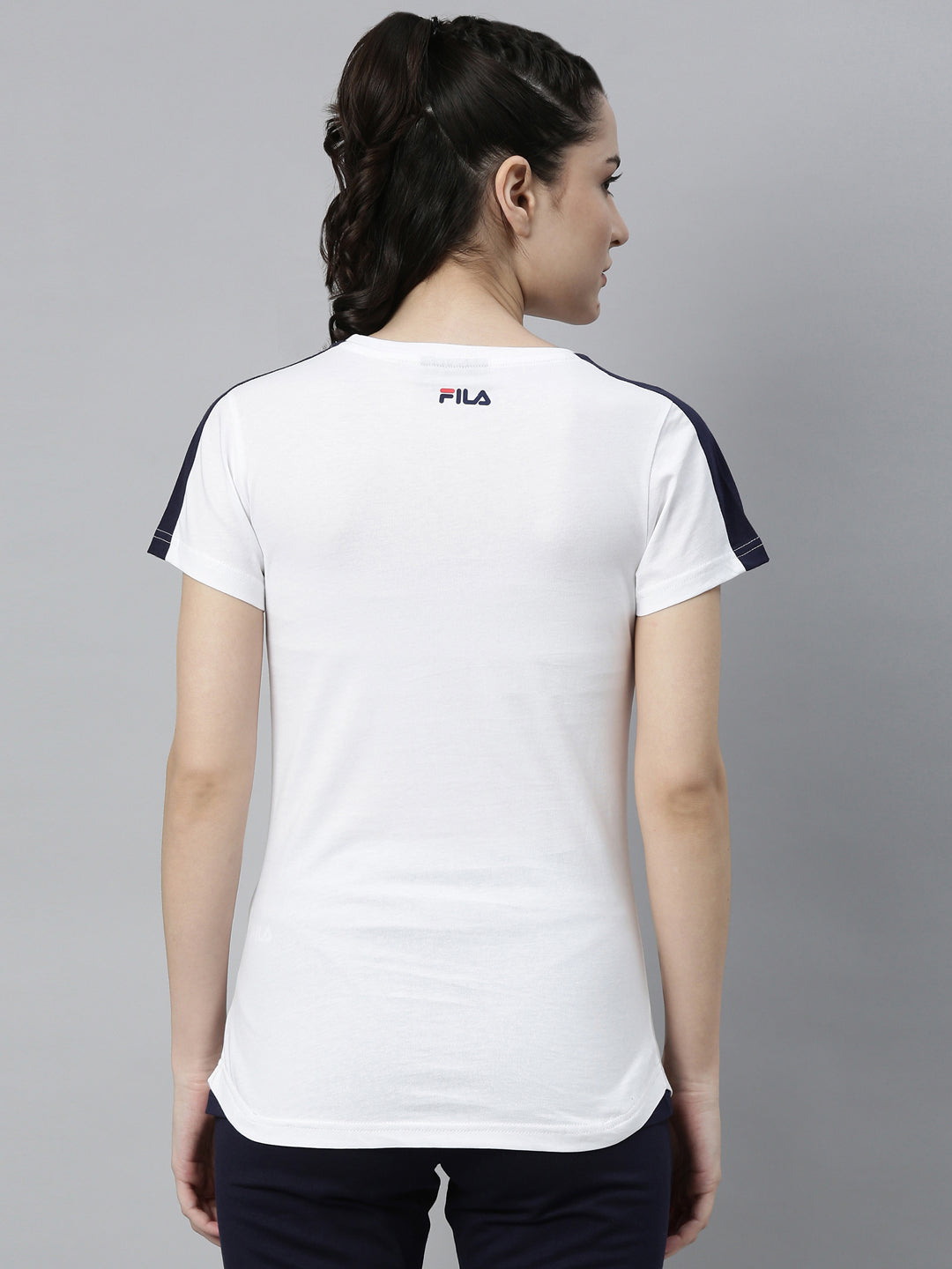 Fila Grey Rocess Women's Logo T-Shirts