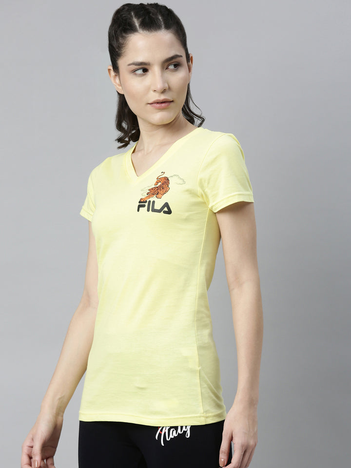 Fila Grey Puger Women's V Neck