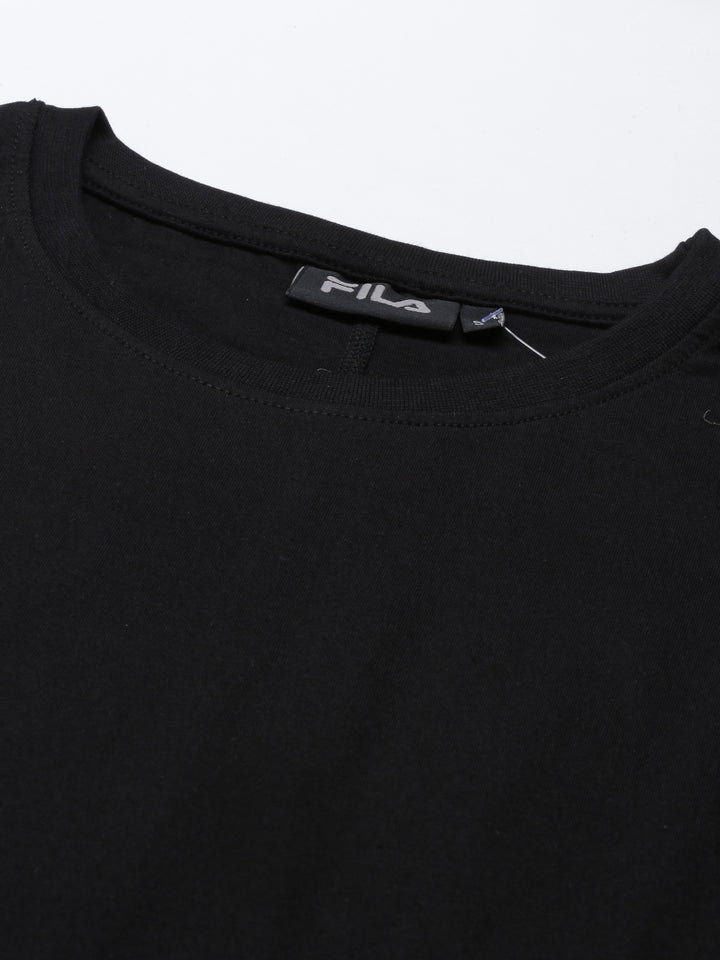 Fila Black Terata Women's Crop Track Tops