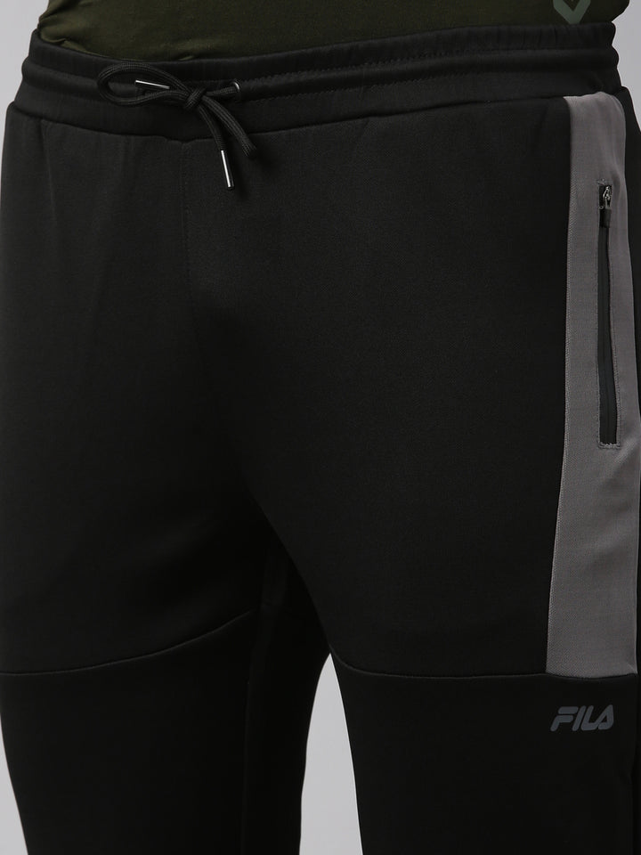 Fila Black Breza Men's Cuffed Joggers